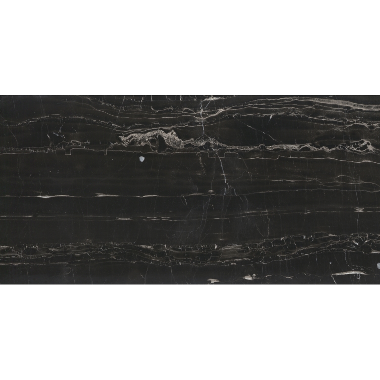 MARBLE - 12X24, BLACK SILK, POLISHED